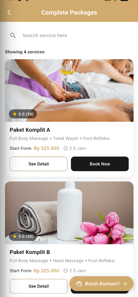 Katalog paket layanan